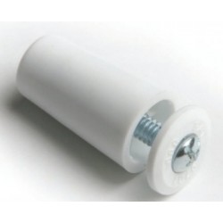 20 Topes Persiana Blanco de 40mm para Persianas Enrollables. Fabricados en  PVC, Cada Tope Persiana Blanco Incluye Todo lo Necesario para su Montaje,  Arandelas y Tornillos. (20 Unidades Blanco) : : Bricolaje