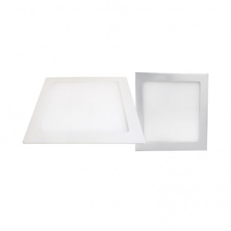 Encastrable Carre  Extra Plat  12W Blanc ou Argent