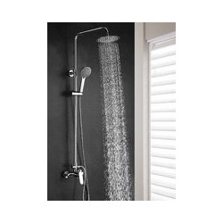 Shower System with Slim  Shower Head 20 x 20 