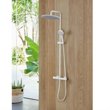 columna de ducha Blanca termostática
