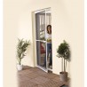 Puerta Mosquitera Abatible con Marco de color blanco