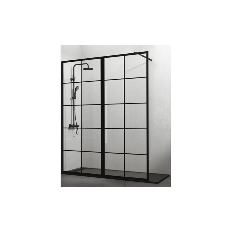 Black Shower Screen