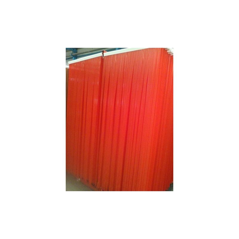 Cortina de PVC de Color VERMELL