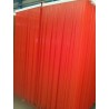 RED Curtains PVC