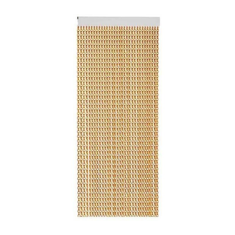 Cortina de Aluminio Anonizado para exterior Color ORO