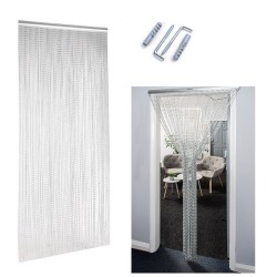 Silver  aluminium  Curtains
