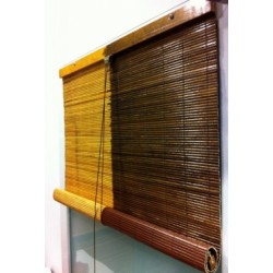 Yellow Wood Curtains Ceyland for a Door