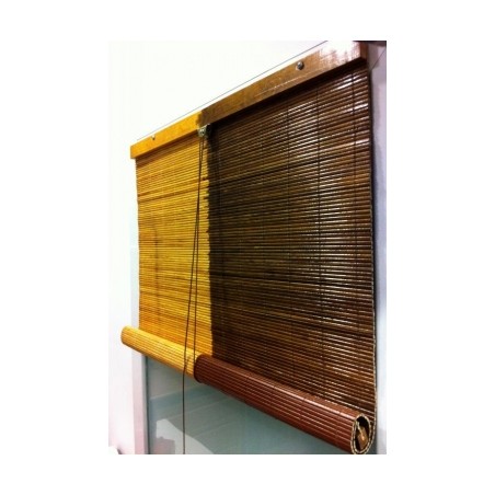 Store enroulable en bois naturel Modele Ceyland