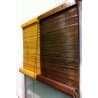 Cortina de tejido de madera Ceylan para Ventana Color Amarillo