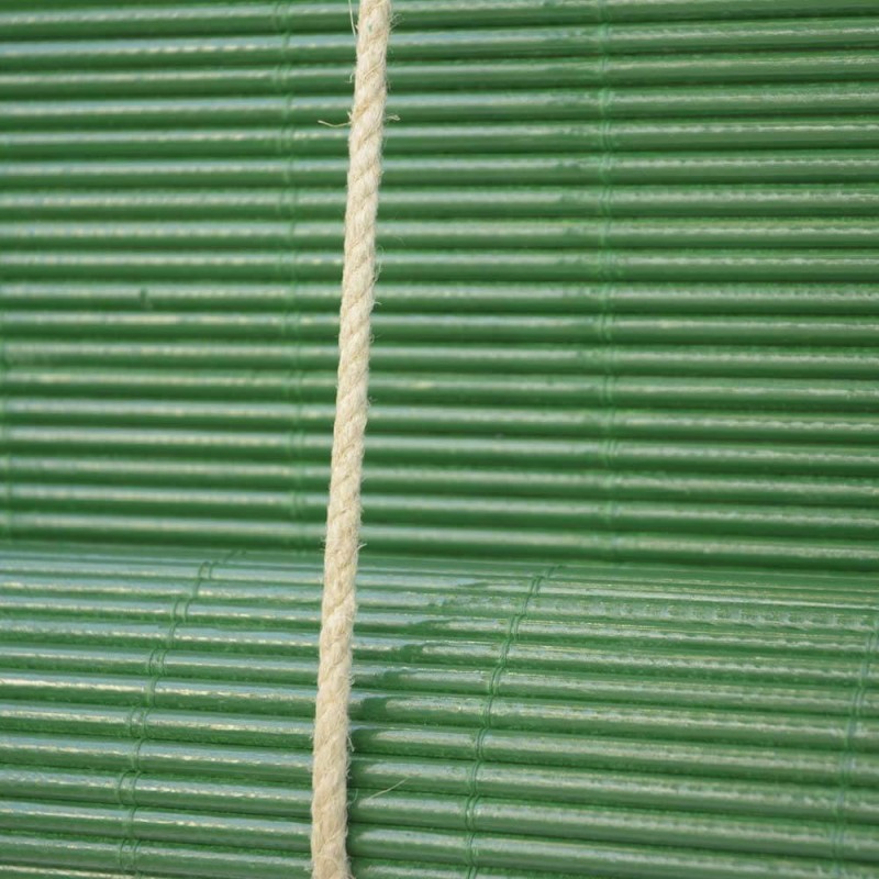 Store CEYLAND Enrouleur en Bois Naturel pour Fenetres de Couleur VERT