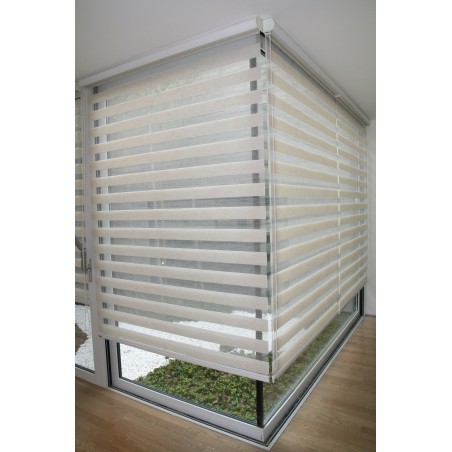 Rideau enroulable Toile blanche