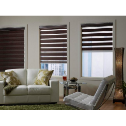 Brown Curtain Roll-up
