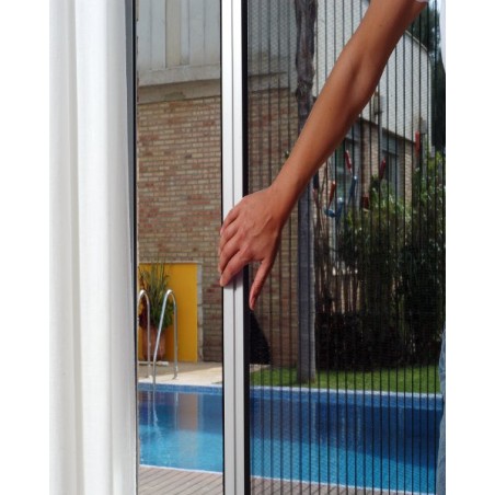 Mosquitera Porta Plissada recollida automática