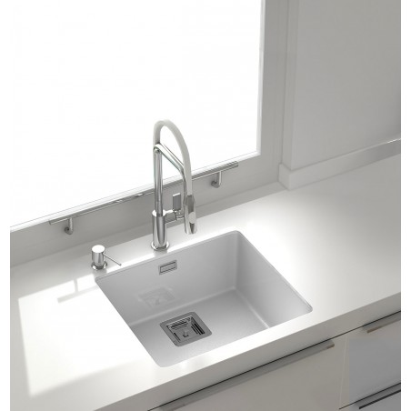 Évier synthetique sous plan avec un  grand Bac