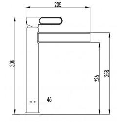 Mitigeur Lavabo Chromé