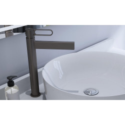 Grifo Lavabo Caño Alto