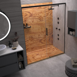 Olivo Wood Shower Plate