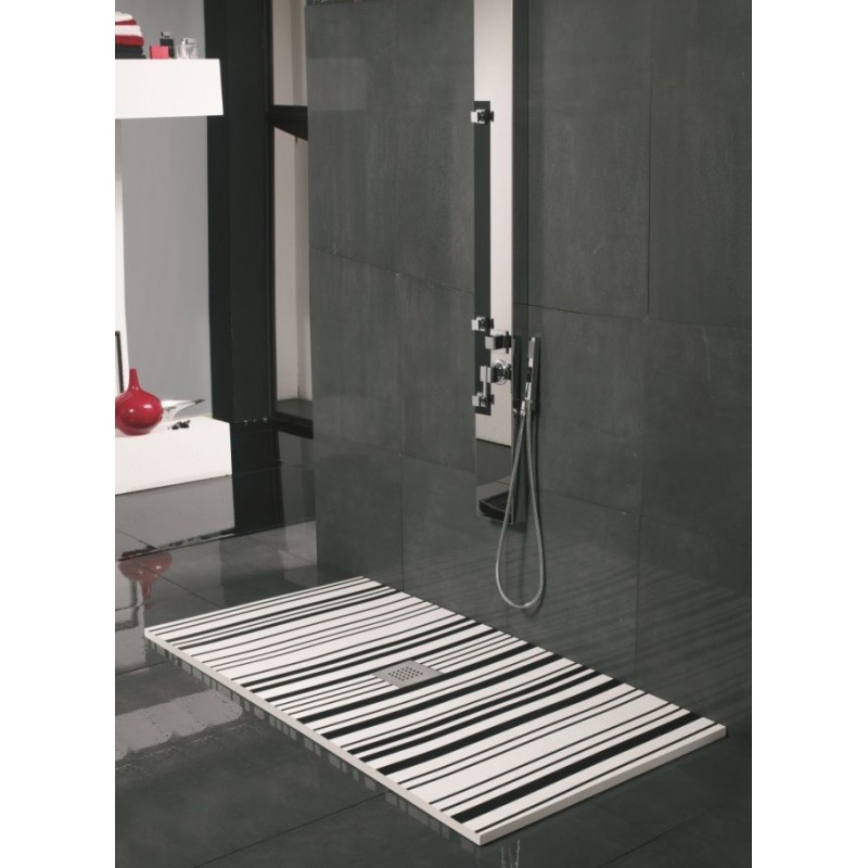 Receveur de douche de 80 x 120 a rayures