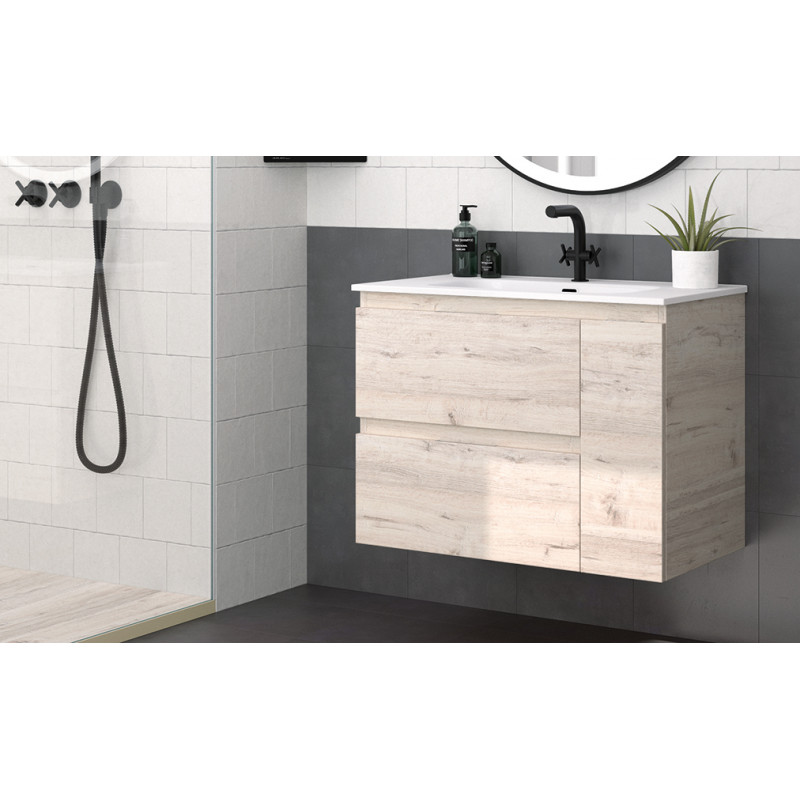 Mueble de baño madera decapé