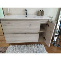 Mueble de baño madera decapé