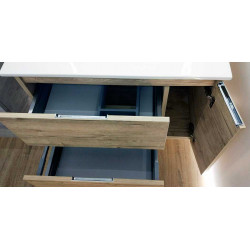 MUEBLE SUSPENDIDO MADERA NATURAL 80CM