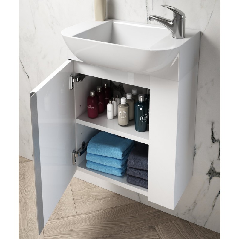 Conjunto Mueble de Baño Supendido de 45 cm