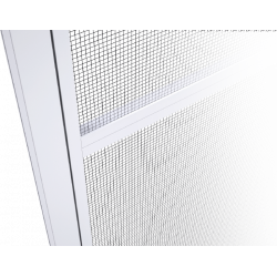 Puerta Mosquitera Abatible con Marco de color blanco