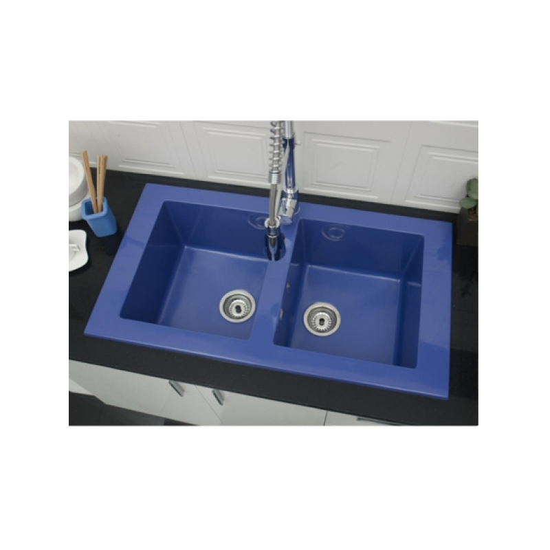 Blue Kitchen Sink