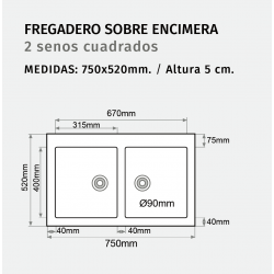 Aigüera Sintètic Blanca Mate