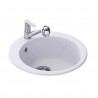 White synthetic sink