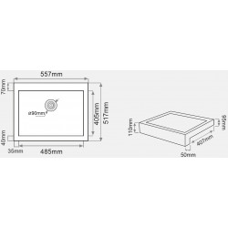 Aigüera sintètic Rectangular