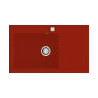 Aigüera sintètica 1 cubeta + un escorredor Color Vermell