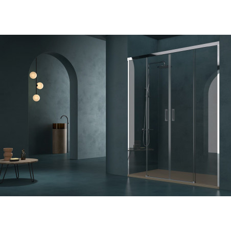 mampara frontal de ducha corredera