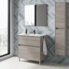 conjunto Mueble de Baño  con puertas y cajon