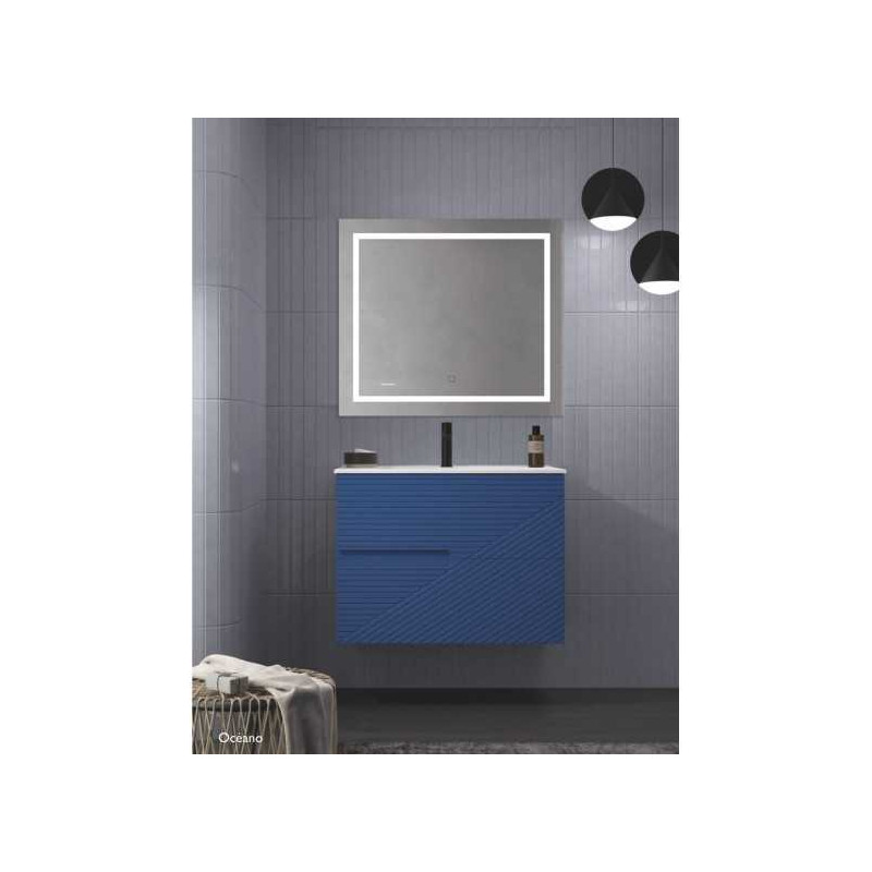 Meuble Sous vasque Suspendu BLEU