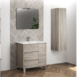 Mueble de 80 cm con puerta y cajones