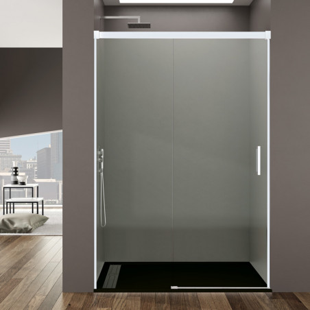 Black shower screen