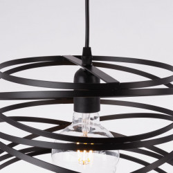 Lampara colgante de metal