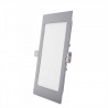 Encastrable Carre  Extra Plat  18W  Argent