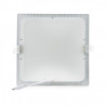 Downlight Extrafino Cuadrado 18W  Plata  Luz Calida
