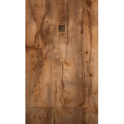 Rustic Wood Shower Plate