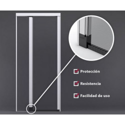 Porte Moustiquaire Plissée Retractable