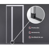 Porte Moustiquaire Plissée Retractable