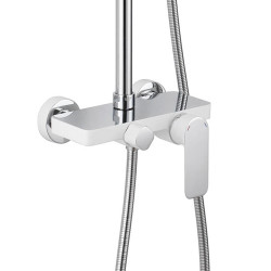 Columna de Ducha Bicolor con repisa