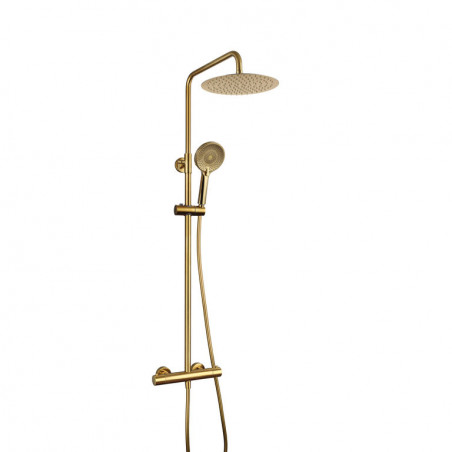 columna de ducha termostática oro