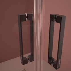 Black Shower Screen