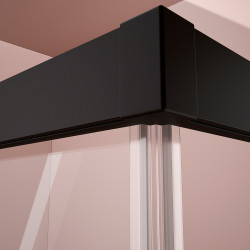 Black Shower Screen