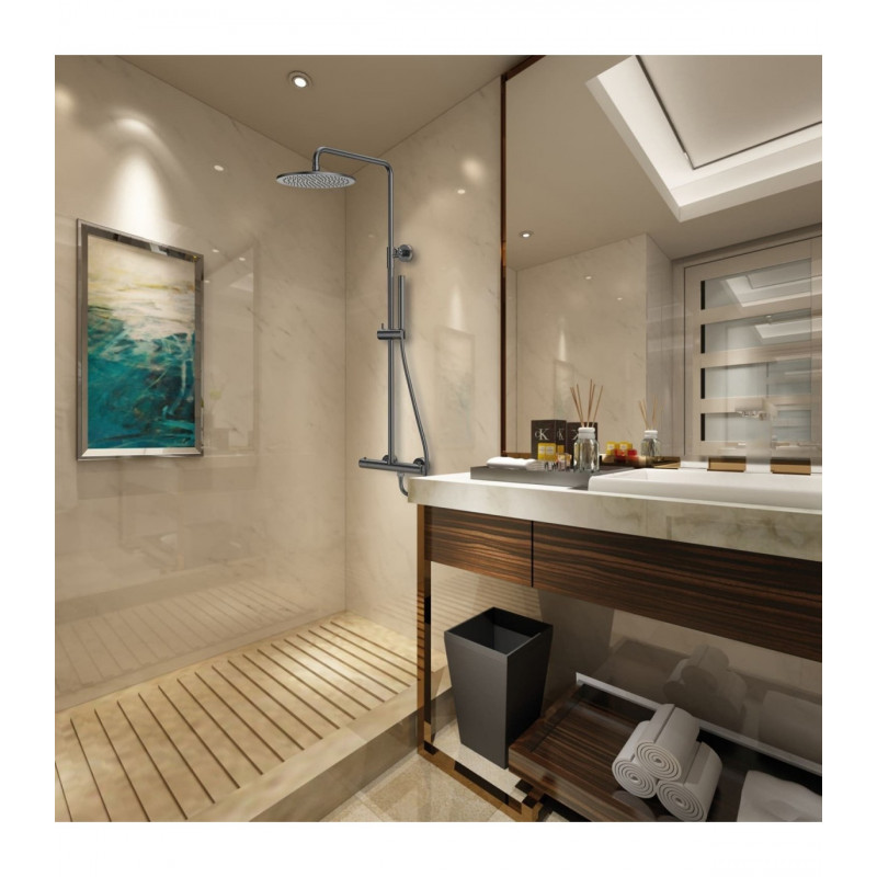 Colonne de Douche Thermostatique Titanium