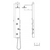 Colonne d'Hydromassage Acier Inoxydable