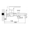 Ensemble mitigeur Baignoire et  Lavabo
